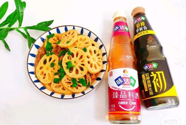 下饭神器藕炒肉片，拌饭还能吃三碗