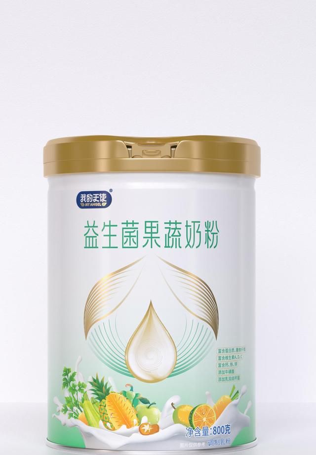 圣元我的天使益生菌果蔬奶粉富含益生菌，助力女士吸收好营养