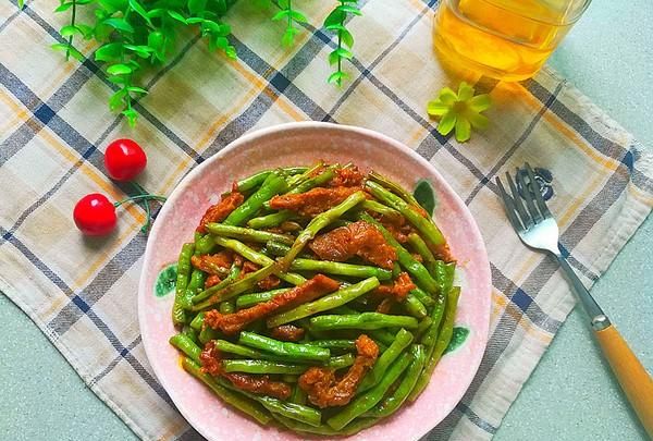 牛肉炒豆角丝怎么做,土豆牛肉豆角丝炖菜图12