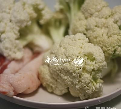花菜炒五花肉的做法