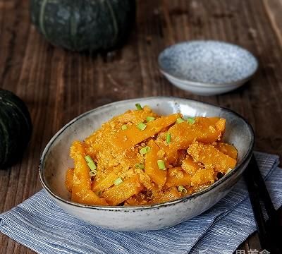 蛋黄焗南瓜（非油炸）