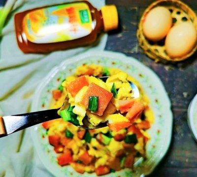 迷倒全家的5分钟快手菜～午餐肉炒鸡蛋，真心好吃
