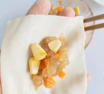 下饭神器宝宝辅食｜胡萝卜玉米虾饺，拌饭还能吃三碗