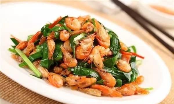 韭菜炒河虾怎么做好吃图14