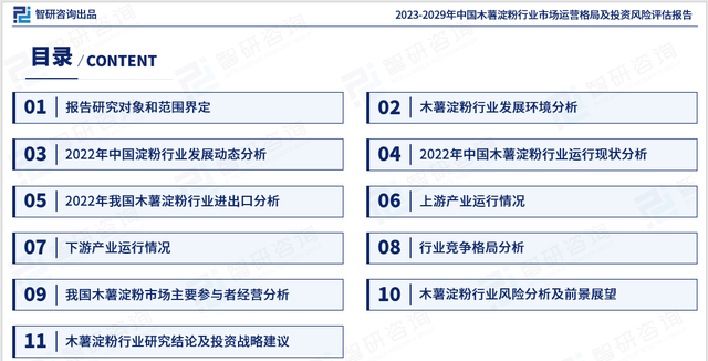 2023版中国木薯淀粉行业发展前景预测报告（智研咨询重磅发布）