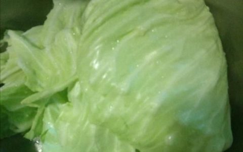 怎么用莲花白做一道简单的菜
