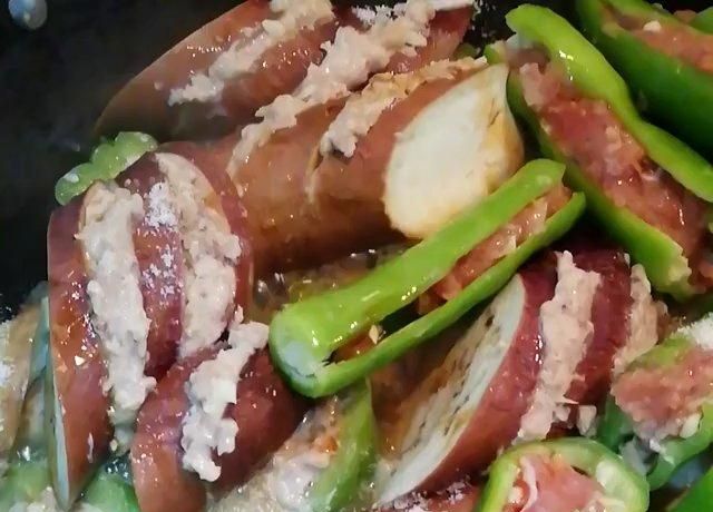 广东客家菜煎酿三宝怎么做的图15