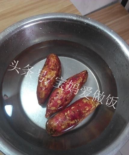 超简单微波炉烤红薯，好吃得不要不要的