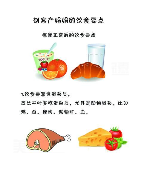 剖宫产妈妈，术前术后的饮食要点