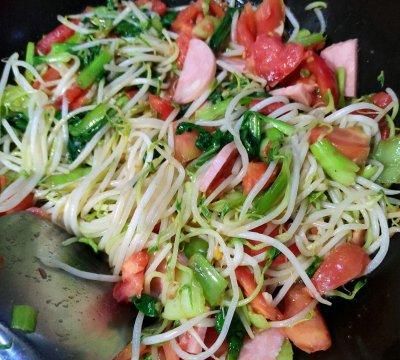 家常蔬菜炒面 保准你爱吃比补药营养，却不要钱