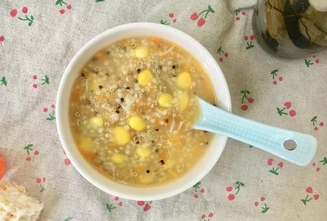 藜麦粥宝宝辅食怎么做,藜麦粥火龙果宝宝辅食图2