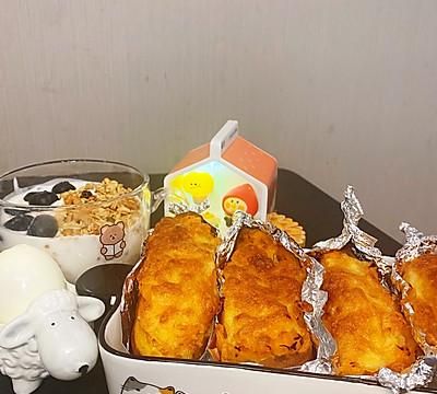 吃了这碗暖冬三件套之一烤红薯，一口下肚感觉超暖