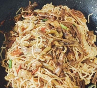 不可错过的下酒菜干豆角茄条焖面，过瘾
