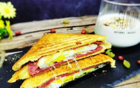 儿童面包创意早餐图片,切片面包创意早餐