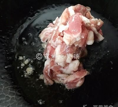 家常小炒 紫花菜炒五花肉