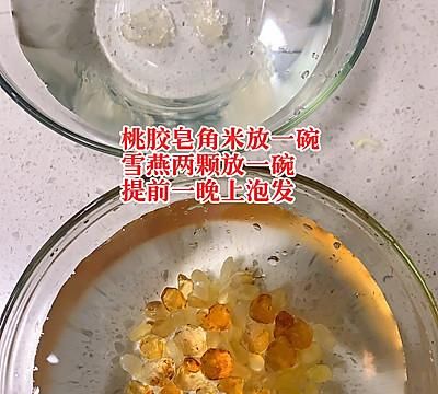 荟万珍食谱：冬日做一碗高颜值桃胶皂角米雪燕羹，暖暖的幸福