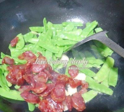 #橄享国民味 热烹更美味#豌豆炒腊肠