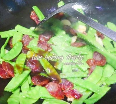 #橄享国民味 热烹更美味#豌豆炒腊肠