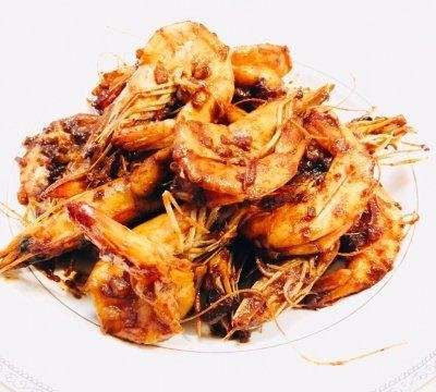 忙里偷个懒，轻松来一碗#我为奥运出食力#油爆虾
