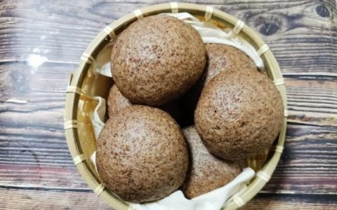 纯黑麦面粉馒头怎么做