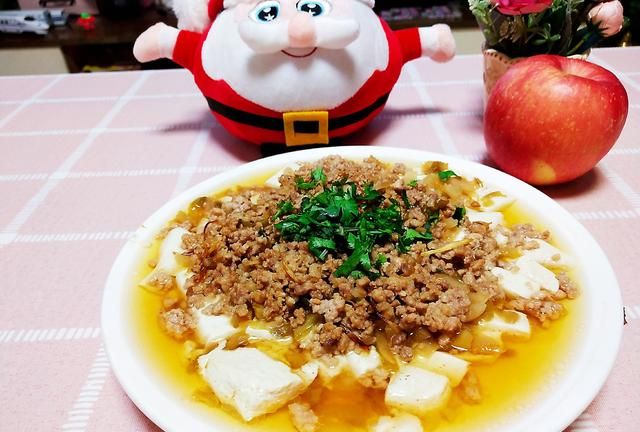 肉末蒸豆腐怎么做比较好吃图1