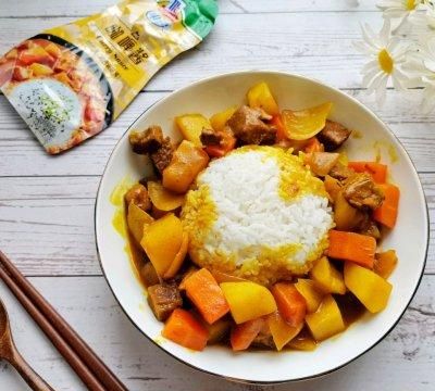 #夏日开胃餐#咖喱味超浓郁、好吃到舔盘的咖喱牛肉饭