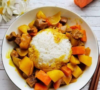 #夏日开胃餐#咖喱味超浓郁、好吃到舔盘的咖喱牛肉饭