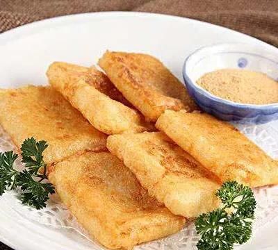 白糖糍粑的家常做法,糯米糍粑放白糖黄豆粉图3
