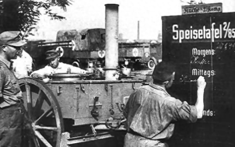 二次世界大战德军菜谱,一战德军的伙食制作