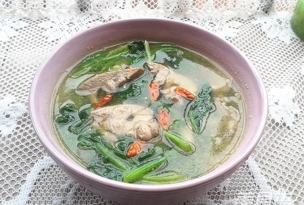 猪肝汤的做法有哪些图18