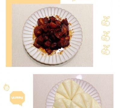 #我的养生日常-远离秋燥#荷叶饼夹红烧肉