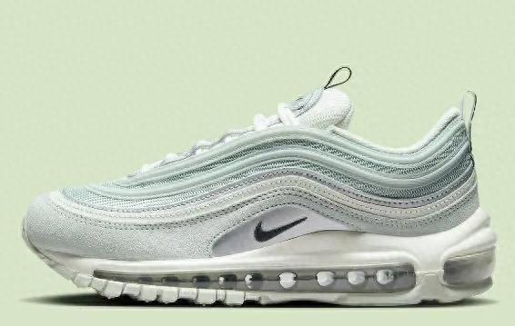 Nike Air Max 97银色和开心果色配色