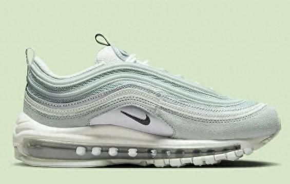 Nike Air Max 97银色和开心果色配色