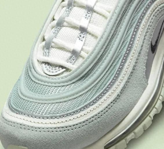 Nike Air Max 97银色和开心果色配色