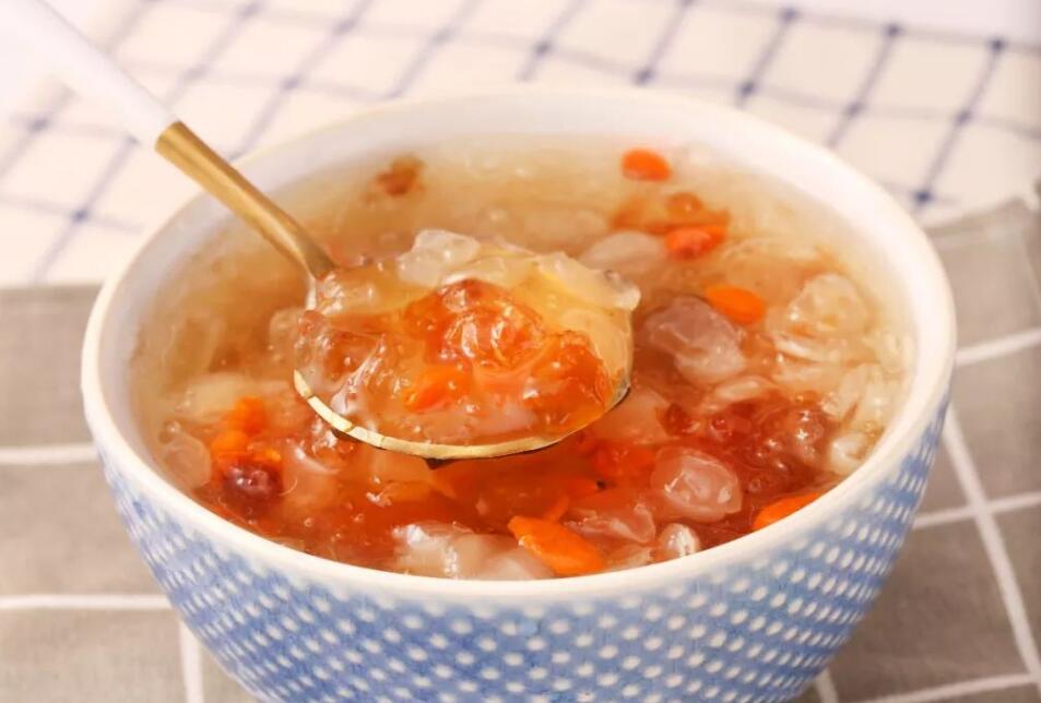 鲜栗桃胶皂角羹