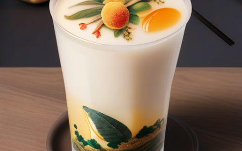 桃胶桂花乌龙奶茶