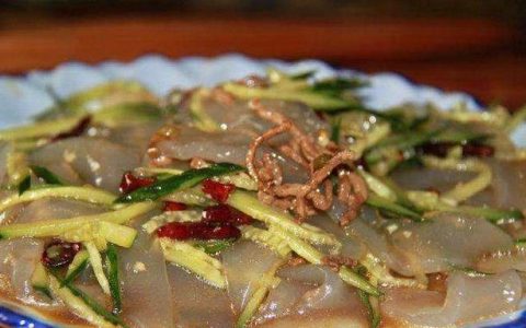 黄瓜拌拉皮儿的做法，黄瓜拌拉皮儿怎么做好吃